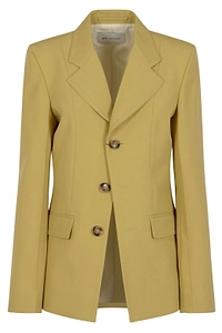 Ami Single Breasted Fitted Jacket