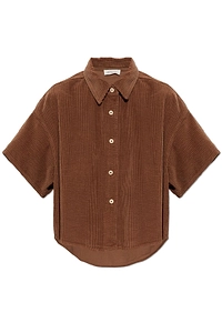 American Vintage Pado Corduroy Short Sleeve Top