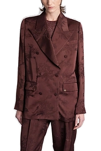Amiri Double Breasted Floral Jacquard Blazer