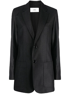 Ami Two-Button Single-Breasted Blazer