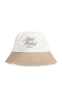 Ami Paris Logo Detailed Bucket Hat