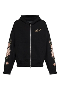 Amiri Embroidered Zip-Up Hoodie