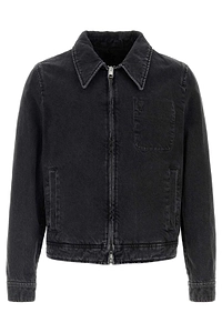 Ami Zip-Up Denim Jacket