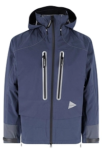 And Wander Zip Pocket Hooded Jacket