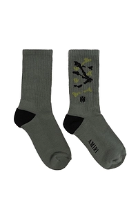 Amiri Kids Logo Intarsia Socks