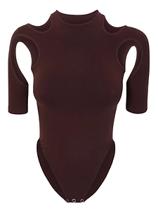 Andrea Adamo Bodysuit With Cutout Accents