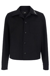 Amiri Logo Collar Buttoned Jacket