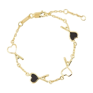 Ami Ami De Coeur Hammered Bracelet