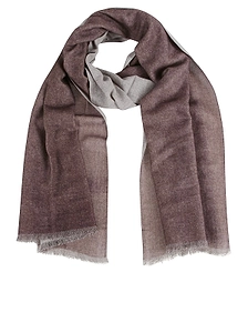 Andrea's Bicolor Fringed Scarf