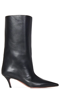 Amina Muaddi Fiona Pointed Toe Boots