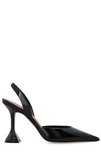 Amina Muaddi Holli Slingback Heeled Pumps