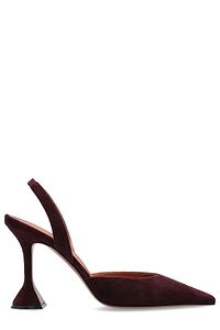 Amina Muaddi Hollis Slingback Heeled Pumps