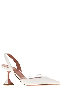 Amina Muaddi Lara Sling Heeled Pumps