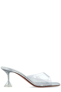 Amina Muaddi Lupita Clear-Heel Mules