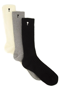 Ami Ami De Coeur Set Of Three Socks