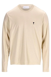 Ami Ami De Coeur Long-Sleeved Crewneck T-Shirt
