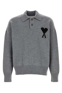 Ami Ami De Coeur Long Sleeved Polo Shirt