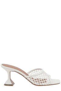 Amina Muaddi Lupita Net Sandals