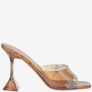 Amina Muaddi Lupita Sculpted-Heel Heeled Pumps
