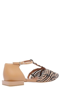 Angel Alarcon Ankle Strap Flats