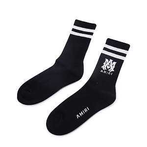 Amiri Logo Intarsia Knitted Socks