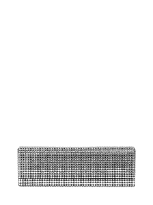 Amina Muaddi Paloma Embellished Mini Clutch Bag