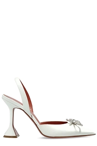 Amina Muaddi Rosie Slingback Heeled Pumps