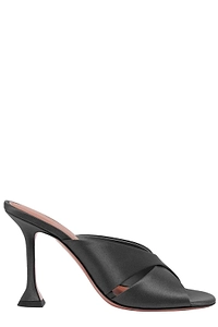 Amina Muaddi Salma Mule Heeled Pumps