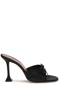 Amina Muaddi Slip On Heeled Sandals