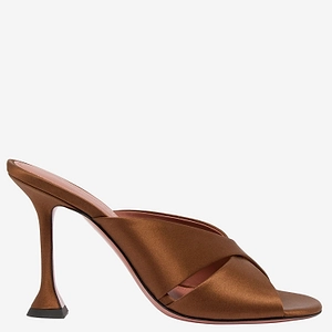 Amina Muaddi Salma Mule Heeled Pumps