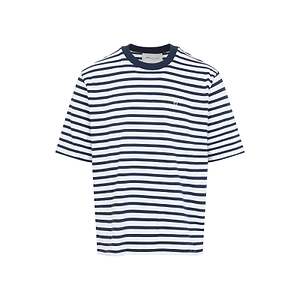Ami Paris Striped Short Sleeved T-Shirt