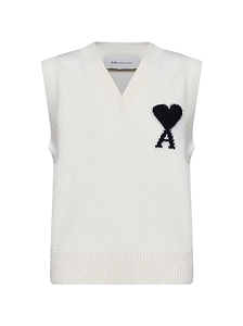 Ami Ami De Coeur V-Neck Knitted Vest