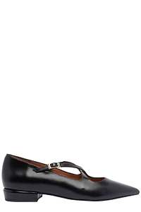 Angel Alarcon Pointed Toe Buckle Flat Shoes
