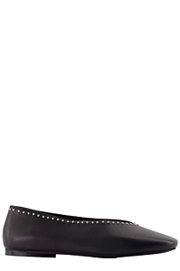 Anine Bing Ana Studded Ballet Flats