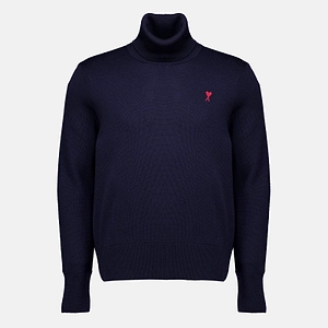 Ami Ami De Coeur Turtleneck Knitted Sweater