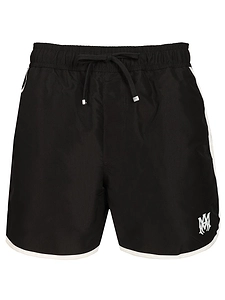 Amiri Logo Trim Swim Shorts