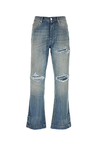 Amiri Mx1 Distressed Flared Jeans