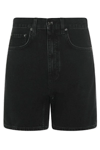 Anine Bing High-Waist Denim Shorts
