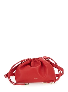 A.P.C. Ninon Logo Embossed Mini Shoulder Bag