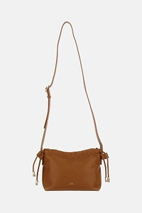 A.P.C. Ninon Logo Embossed Mini Shoulder Bag