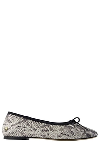Anine Bing Jamie Embossed Ballerina Shoes
