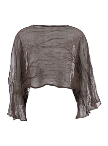 Antonelli Arnica Sheer Cropped Top