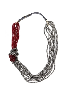Antonelli Beaded Leather Necklace