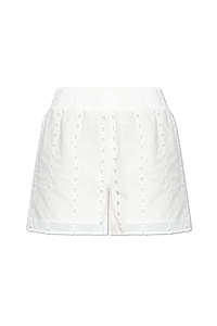 Anine Bing Kam Eyelet High Waist Shorts