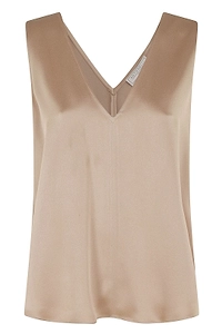 Antonelli Bergamo V-Neck Sleeveless Top