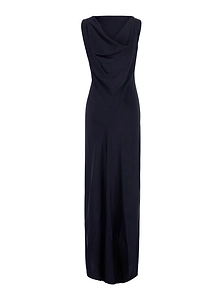Antonelli Draped-Neck Long Dress