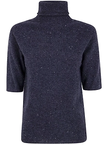 Antonelli Dakota Embellished Turtleneck Sweater