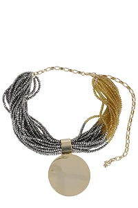 Antonelli Damian Beaded Pendant Necklace