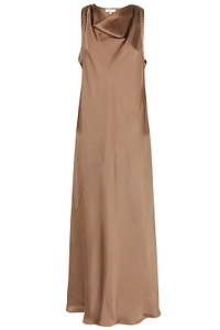 Antonelli Draped Sleeveless Dress
