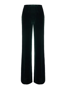 Antonelli Fazio Velvet Wide-Leg Pants